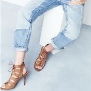 Madewell Lucienne Lace-up Gladiator Heels